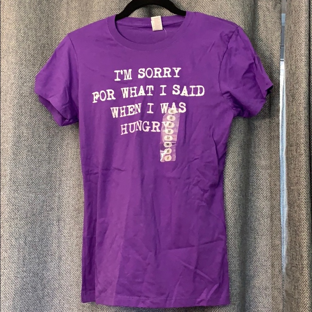 I’m Sorry For What I Said When Hungry Purple Shirt
